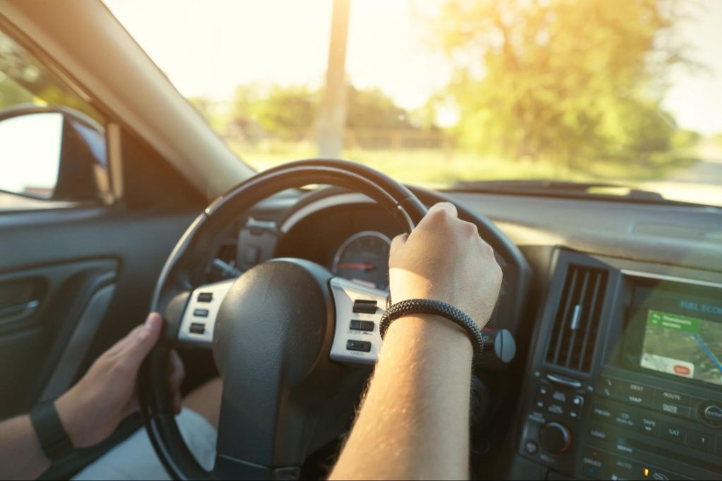 man driving car with p0700 code